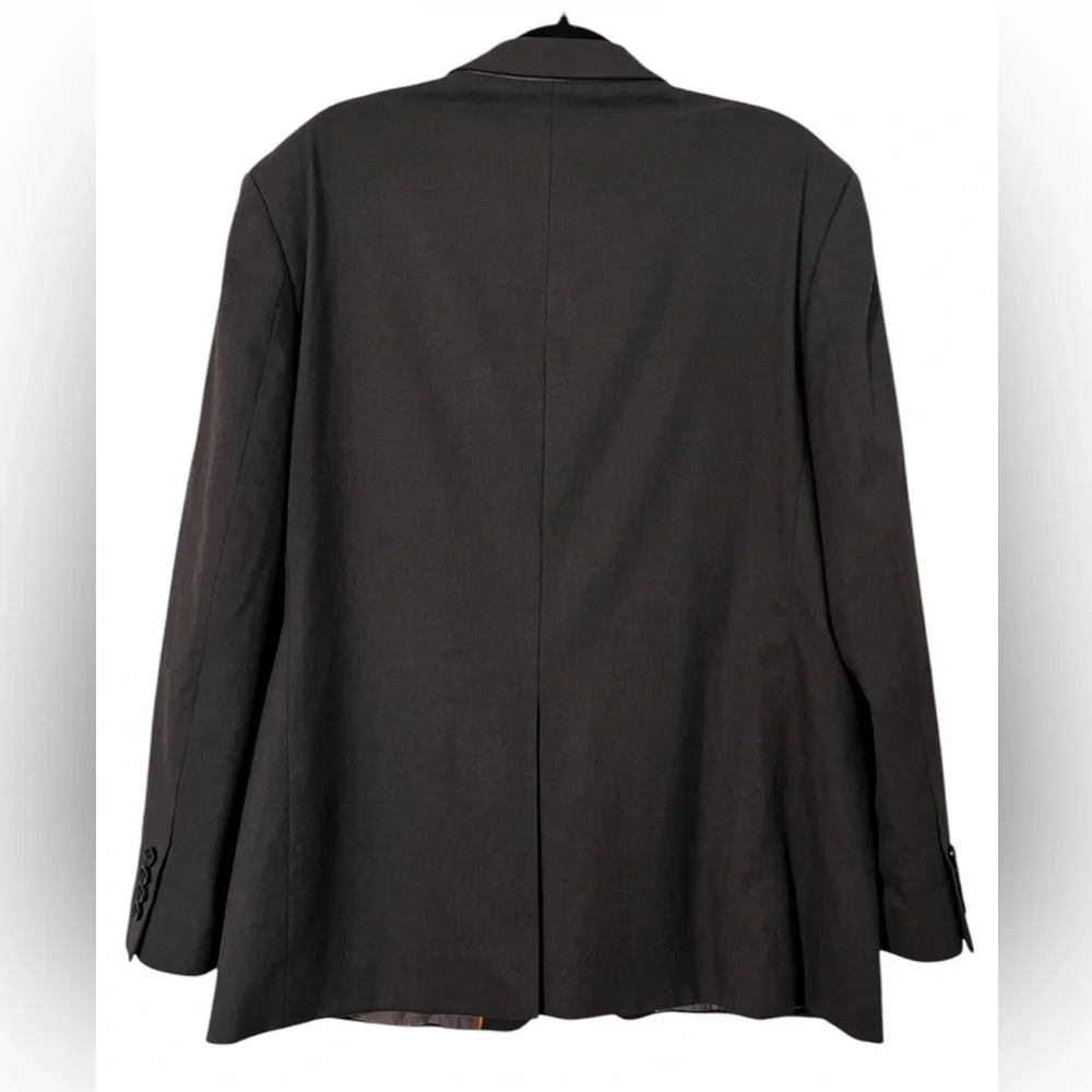 Haggar Men's Classic Fit Blazer Jacket Charcoal Gray